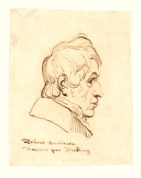 Portrait de François Debret ; Portrait de l'architecte Debret, Michel Martin Drolling, 1ère moitié 19e siècle