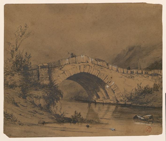 Un vieux pont, Charles Théodore Frere, 19e siècle
