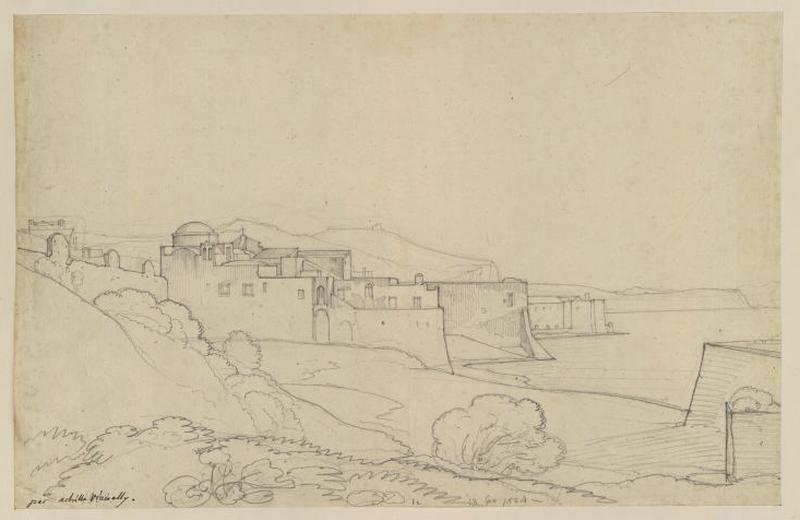 Environs de Naples (13 janvier 1824) (Catalogue des ventes 1873), Achille Vianelli, 1824 /01 /13