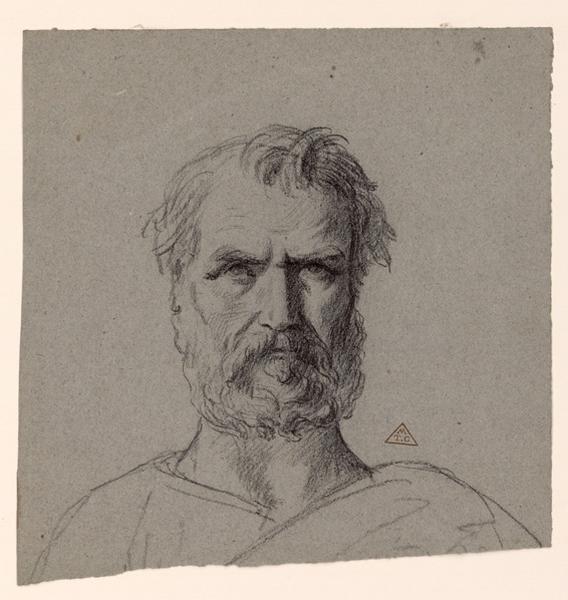 Portrait (semelle), Eugène Brunclair, 19e siècle