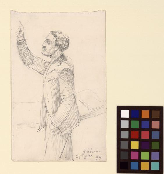 Cour de Cassation, Guérin ; Cour de Cassation, affaire Dreyfus (Guérin) ; Portrait de Joseph Reinach au procès de Dreyfus (Est une erreur)_0