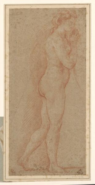 Académie de femme debout, Petrus Paulus Rubens, 1ère moitié 17e siècle, 18e siècle
