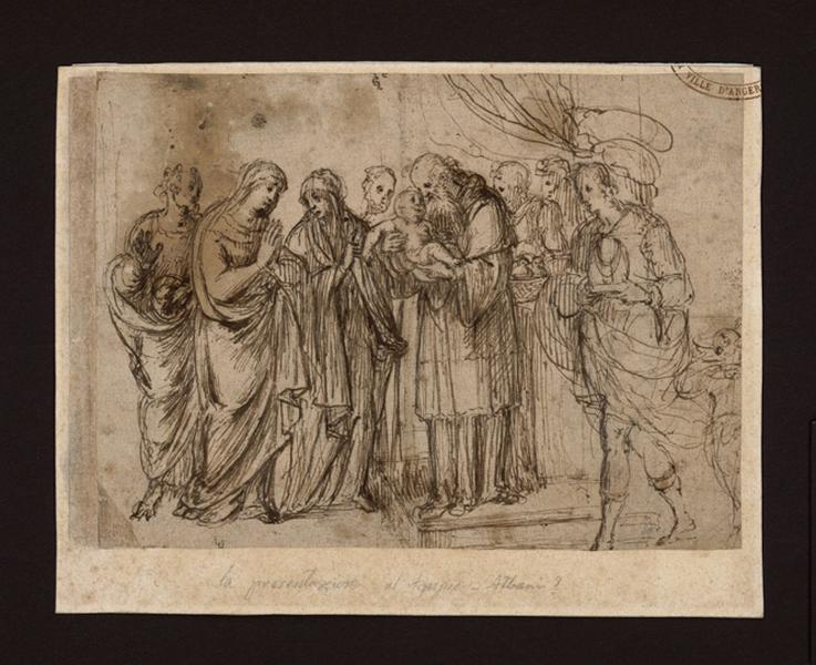 La présentation au temple, Guglielmo Caccia, 17e siècle