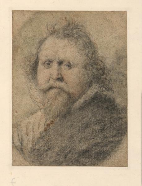 Portrait d'un homme barbu (Titre donné par V.Huchard en 1977) ; Portrait d'homme en buste de trois quartS à gauche (Titre donné sur l'inventaire), Nicolas Lagneau, 1620