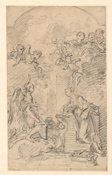 L'Annonciation, François Boucher, 1740