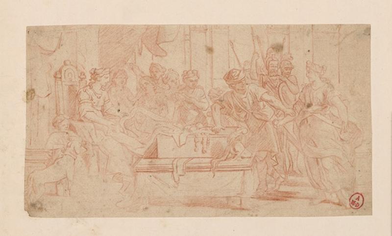 Le partage du butin ; Ulysse et Achille chez les filles de Lycomède_0