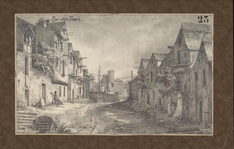 Rue des Fossés, Félix Benoist, 1843