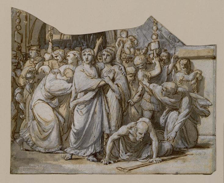 Les martyrs chrétiens, Léon Benouville, 1850