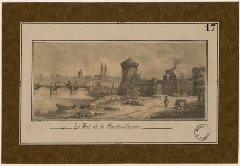 Le pont de la Haute-Chaîne, Félix Benoist, 1843