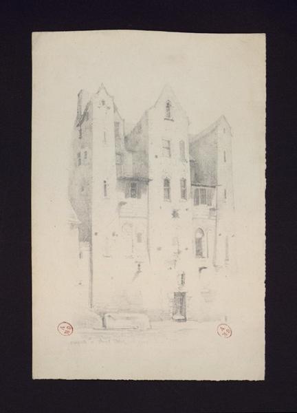 Logis de Bellebranche (Titre de C. Labalte), Peter Hawke, 1ère moitié 19e siècle