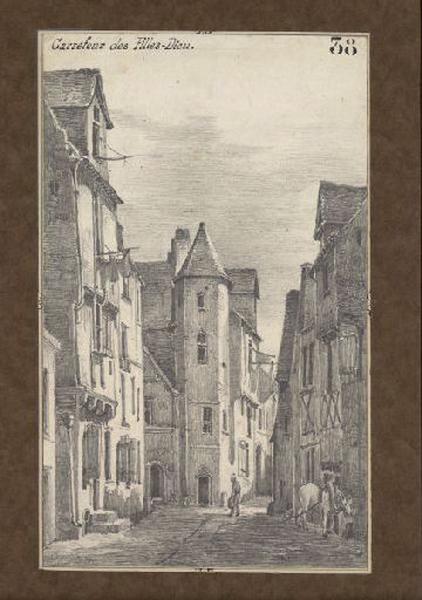 Carrefour des Filles-Dieu, Félix Benoist, 1843