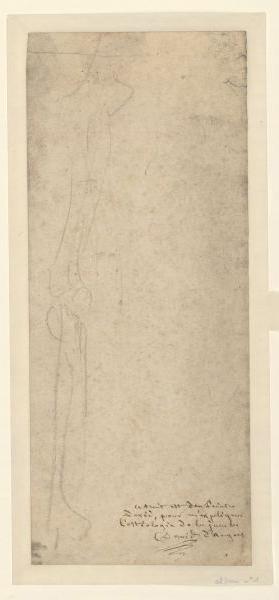 Etude de fémur et de tibia ; Pièce anatomique ; Etude anatomique de jambe (cat. exp. Paris 1974-75), David, 1811