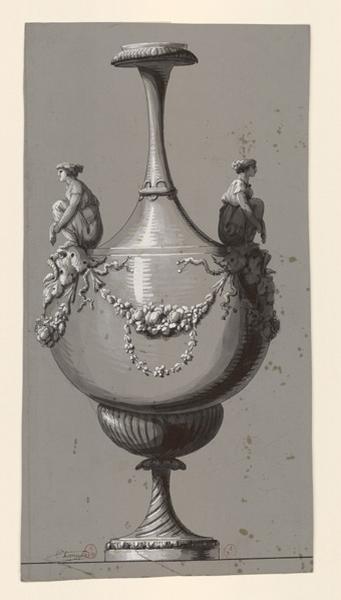 Projet de vase, Jean-Baptiste Thonnesse, 4e quart 18e siècle