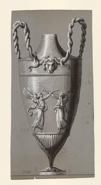 Projet de vase, Jean-Baptiste Thonnesse, 4e quart 18e siècle