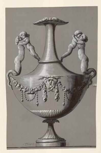 Projet de vase, Jean-Baptiste Thonnesse, 4e quart 18e siècle