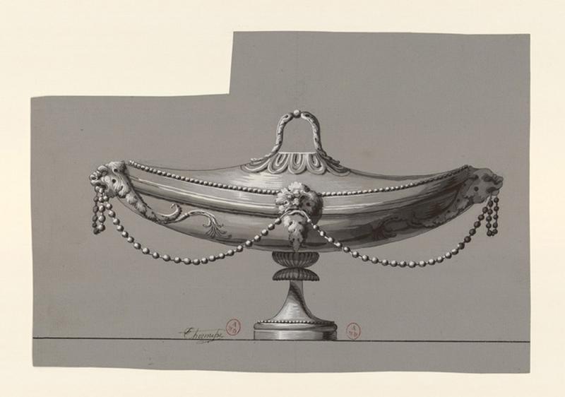 Projet de vasque, Jean-Baptiste Thonnesse, 4e quart 18e siècle