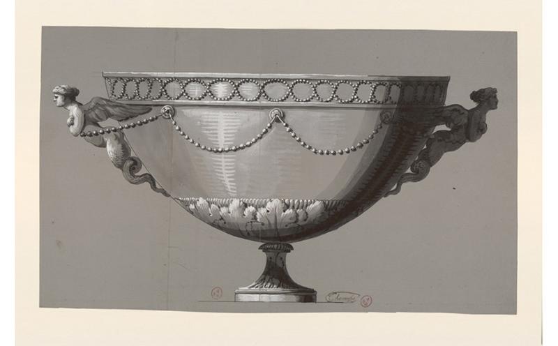 Projet de vasque, Jean-Baptiste Thonnesse, 4e quart 18e siècle