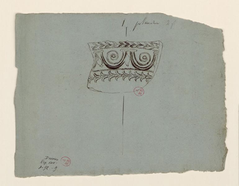 Fragment de vase, Jean-Baptiste Thonnesse, 4e quart 18e siècle, 1ère moitié 19e siècle