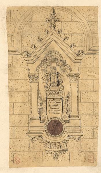 Cénotaphe à la mémoire du chanoine Gardais, fondateur de l'externat Saint-Maurille_0