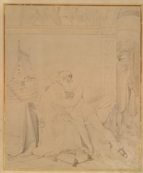 Les amours funestes de Paolo Malatesta et de Francesca de Rimini vers 1812_0