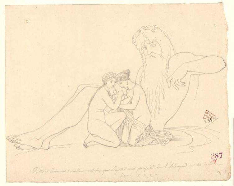 Thétis et Curimone recueillent Vulcain_0