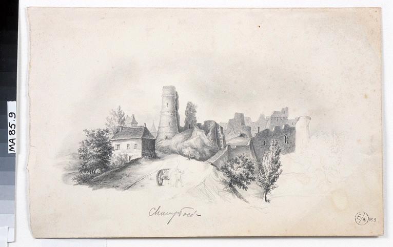 Château de Champtocé, Peter Hawke, 1ère moitié 19e siècle
