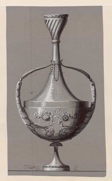Projet de vase, Jean-Baptiste Thonnesse, 4e quart 18e siècle