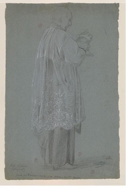 Portrait de l'abbé Badaire, officiant_0