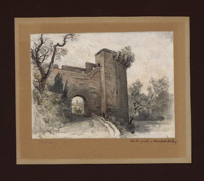 Vieille porte à Montreuil-Bellay_0