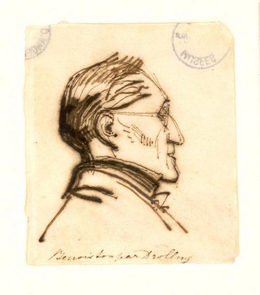 Portrait de Benoiston de Châteauneuf, économiste, Michel Martin Drolling, 1ère moitié 19e siècle