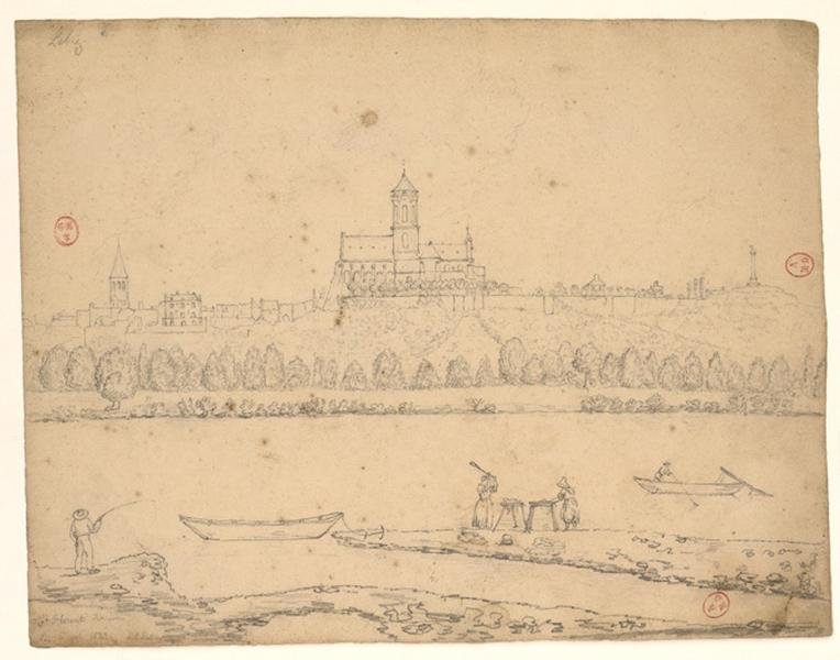 Vue générale de Saint-Florent-le-Vieil, Louis René Lebiez, 1832 /09 /06