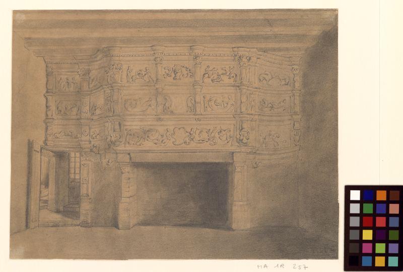 Cheminée du prieuré de Saint-Rémy-la-Varenne_0