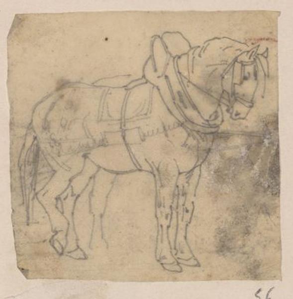 Cheval de traie, Thomas François Drake, 19e siècle
