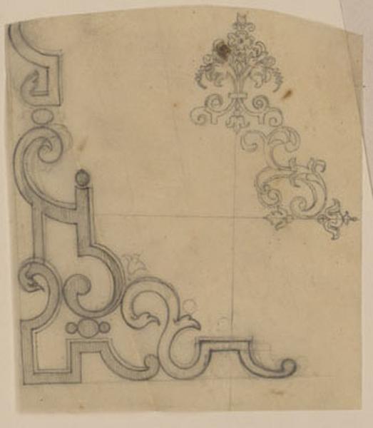 Etudes de motifs décoratifs, Thomas François Drake, 19e siècle