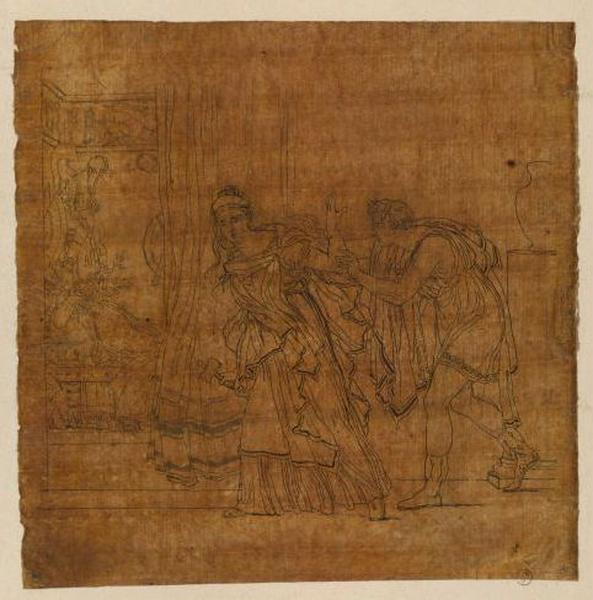 Etude pour Egisthe et Clytemnestre (composition inversée)_0