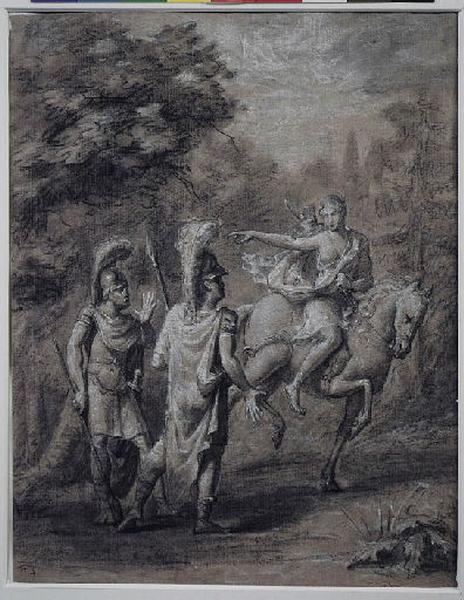 La chasseresse (Catalogue des ventes 1873) ; Amazone et Achille (Catalogue des ventes 1873)_0
