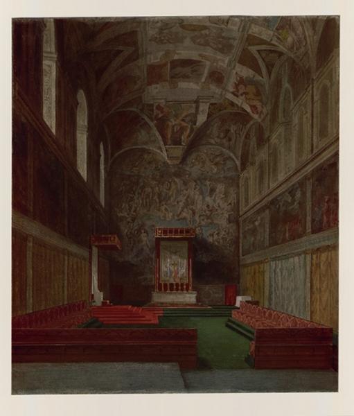 Vatican, vue de la chapelle Sixtine_0