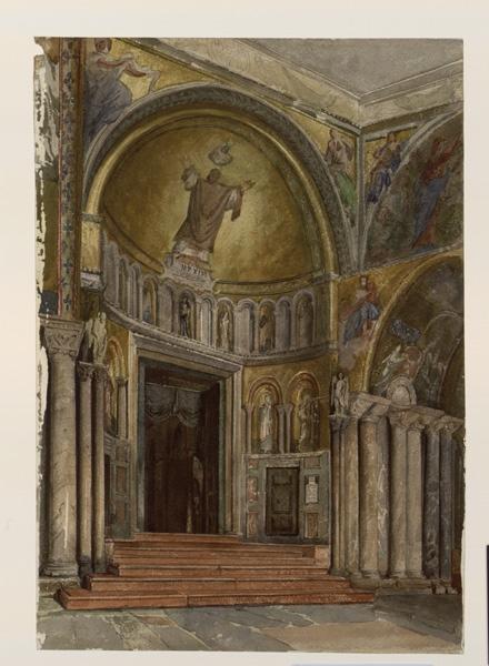 Venise, entrée de la basilique Saint-Marc_0
