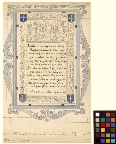 Epitaphe de Gilles Commers de Langlade_0