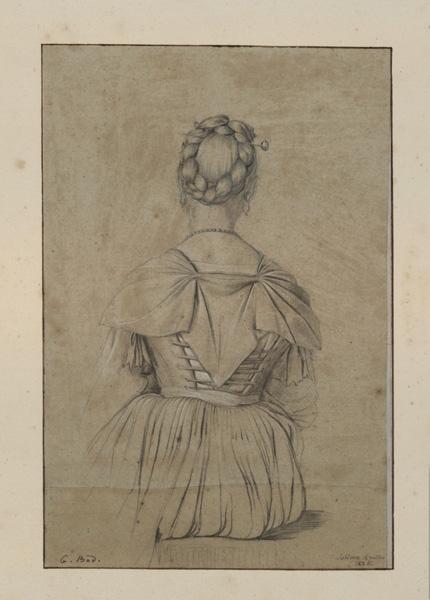 Femme assise vue de dos_0