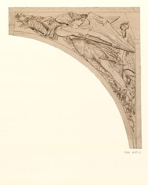 Projet pour l'Arc de Triomphe de Marseille : Renommée, Etienne Jules Ramey, 19e siècle