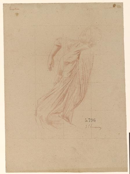 Figures pour la peinture murale de la chapelle Sainte Marie, Jules Eugène Lenepveu, 19e siècle