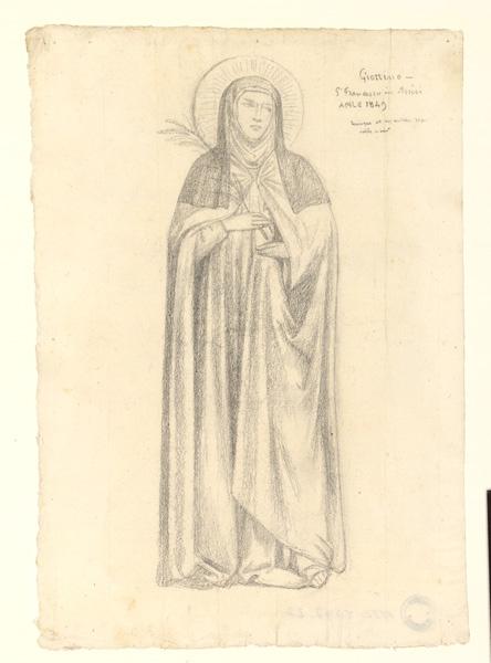 Copie d'une sainte d'après Giotto_0