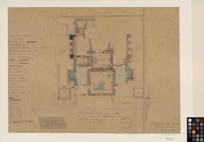 Plan des fouilles du site des Châteliers_0