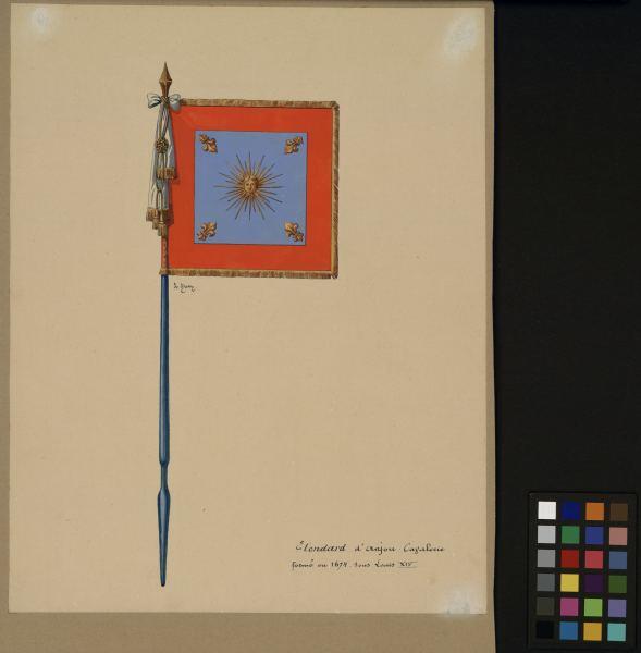 Etendard d'Anjou cavalerie_0