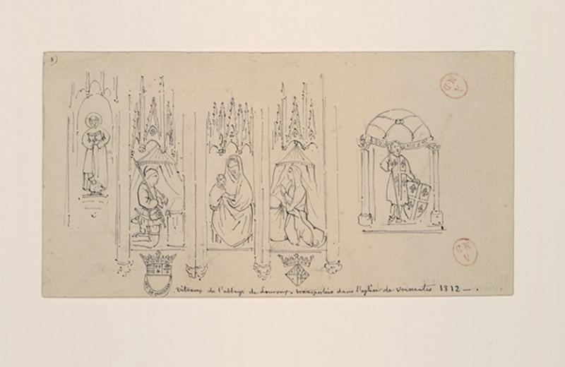 Vitraux de l'abbaye de Louroux_0