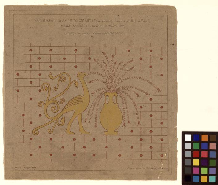 Peintures d'une salle du XIIe siècle_0