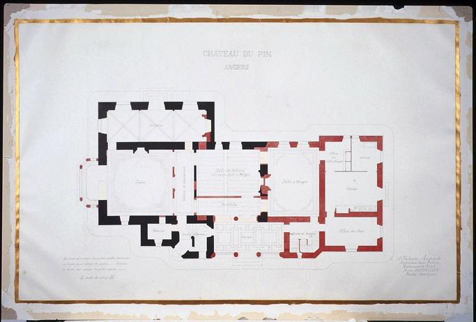 Château du Pin, Angers, Projet de restauration (Plan)_0
