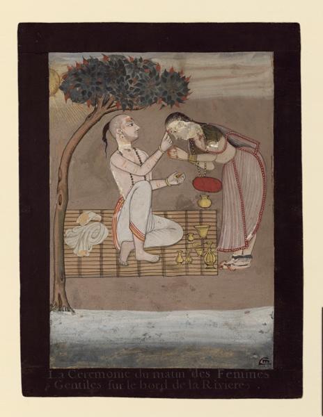 Jeune femme et brâhmane_0