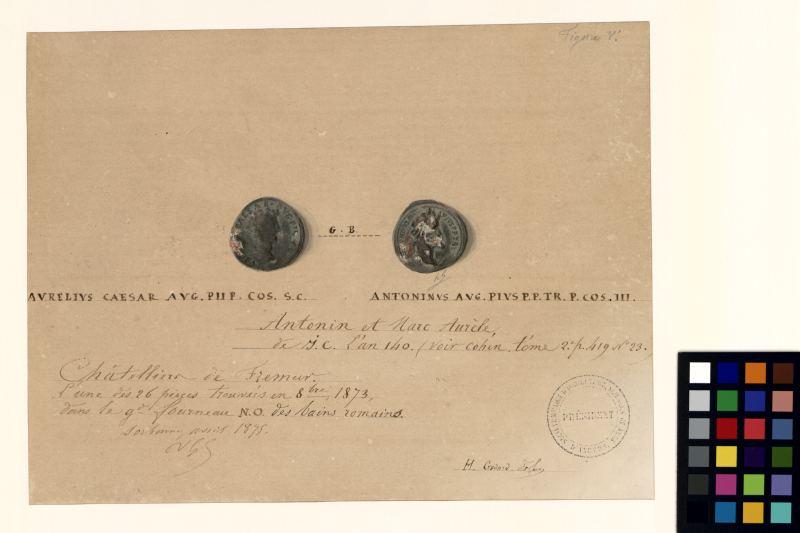 Monnaie romaine ; Thermes des Châteliers de Frémur_0